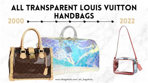 borse louis vuitton trasparenti